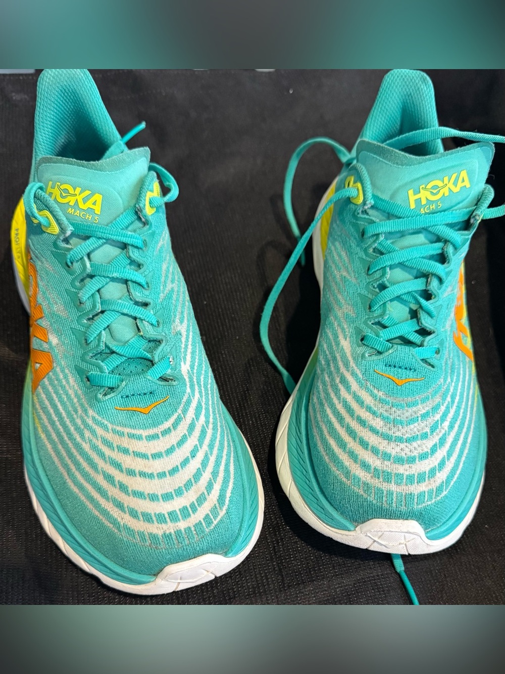 Hoka Mach 5 Men's Size 8.5 D (Women's 10) Ceramic Evening Primrose EUC